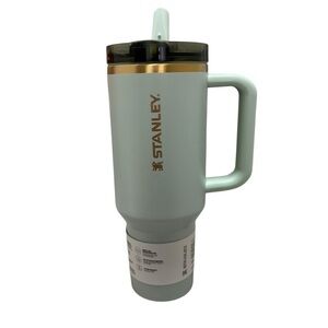 Authentic Stanley Mint Flip Straw Travel Mug 40oz